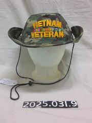 Vietnam Veteran green cameo baseball cap