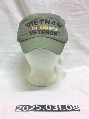 Vietnam Veteran green baseball cap