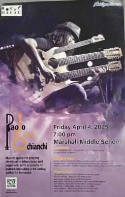 Paolo Schianchi Guitar Concert April 4, 2025