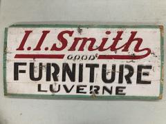 I. I. Smith Furniture sign