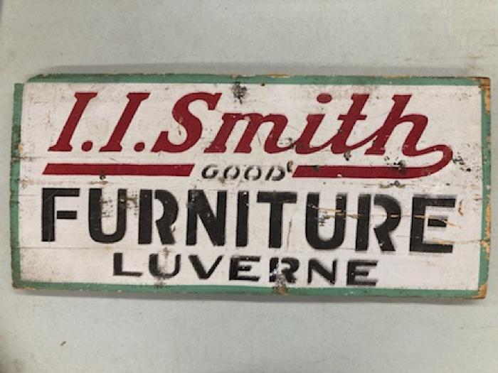 I. I. Smith Furniture sign