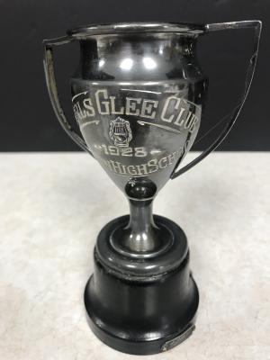 Glee Club Trophy 1928 Balaton High School