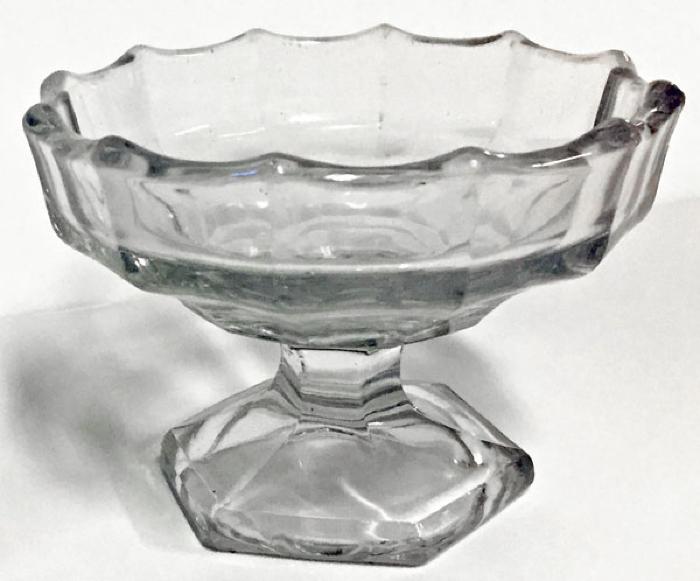 Clear Glass Ice Cream Sundae Dish from Excelsior Amusement Park