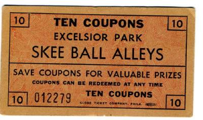 Skee Ball Alleys Prize Coupon