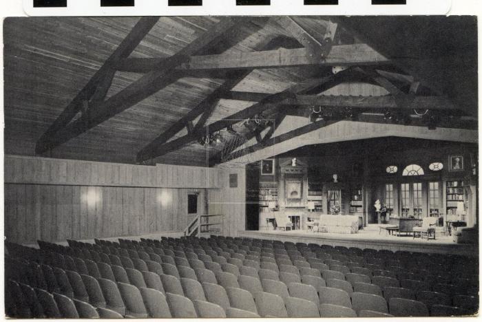 Interior of Old Log Theater