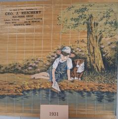 1931 Geo. J. Reichart Machine Shop Calendar