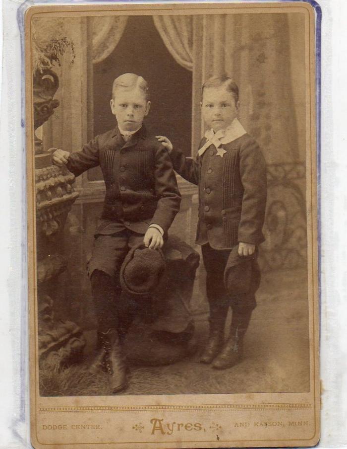 Photograph George & Rueben Gunderson
