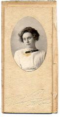 Black and white photograph of Marion Drew
