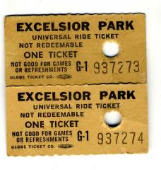 Excelsior Park Universal Ride Ticket