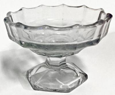 Clear Glass Ice Cream Sundae Dish from Excelsior Amusement Park