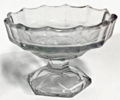 Clear Glass Ice Cream Sundae Dish from Excelsior Amusement Park