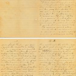 Letter to Ones at Home from Roy Perley at Camp Dix