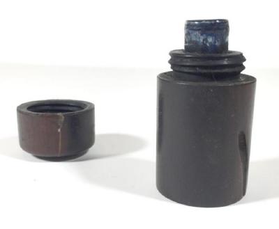 Leather Covered Portable Ink Well
