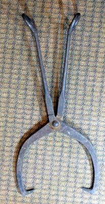 Large Ice Block Tongs
