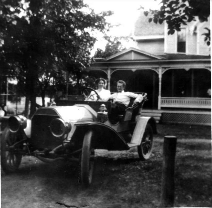 Louise Burwell and Friend, 1908