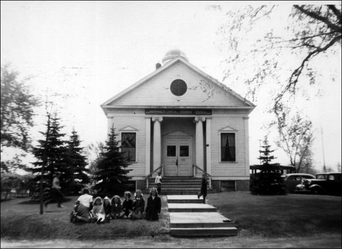 Photograph of Minnetonka Town Hall, circa 1935