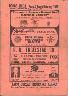 Dodge Steele County, Minnesota farm and ranch directory