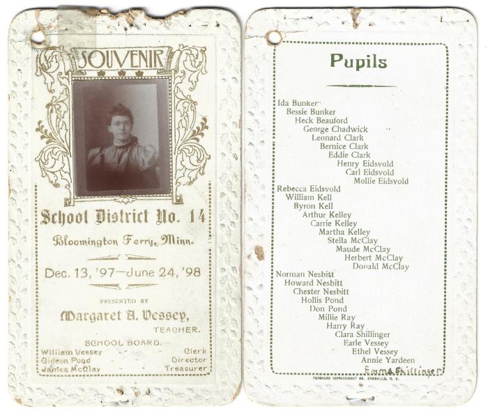 School District No.14 Souvenir 1898