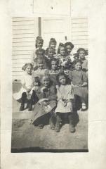 Photo postcard: Bloomington Ferry School students