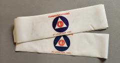 Arm Bands, Communications, SLP Civil Defense Symbol 4 ½ X 16 1/2in (4)