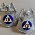 Metal Pins, Eagle, Civil Defense Symbol