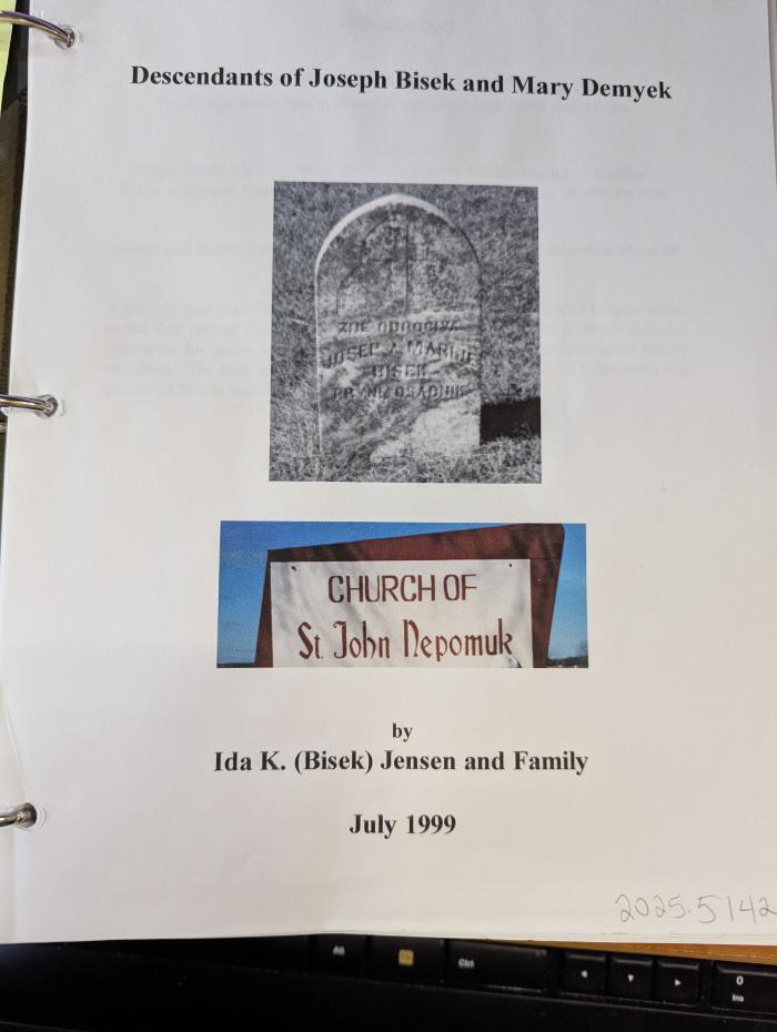 Family History - Joseph Bisek and Mary Demyek