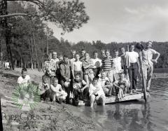 21 Boy Scouts Attending Wilderness Camp. Park Rapids, Minnesota