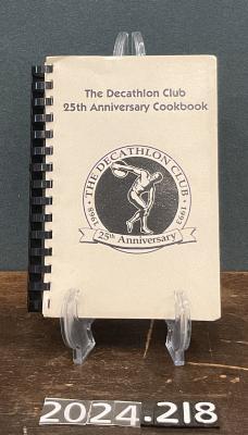 The Decathalon Club 25th Anniversary Cookbook 1968-1993