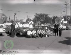  Harvey and Dennis Gloege at the Gloege Chevrolet 20th anniversary with staff