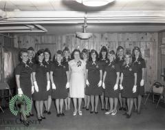Fourteen Glenwood Highschool Seniors all from The Same Girl Scouts Troup