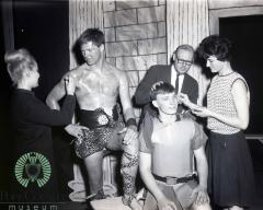  Henry (Ted) Halvorson and Ron Lachelt Getting Makeup Applied For Play