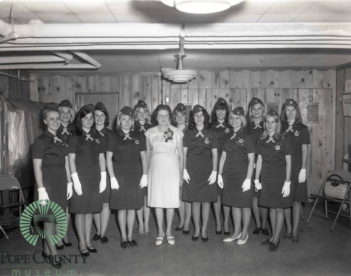 Fourteen Glenwood Highschool Seniors all from The Same Girl Scouts Troup
