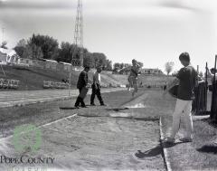 Rod Brandt of Glenwood competing in Long Jump 