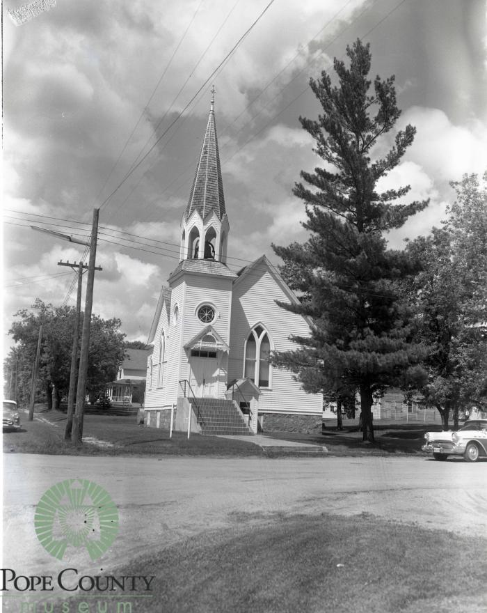 Farwell Lutheran Church Prior to its 75th Anniversary Sunday service 1966