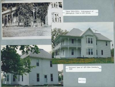 Several photographs of the Mike Dresbach house