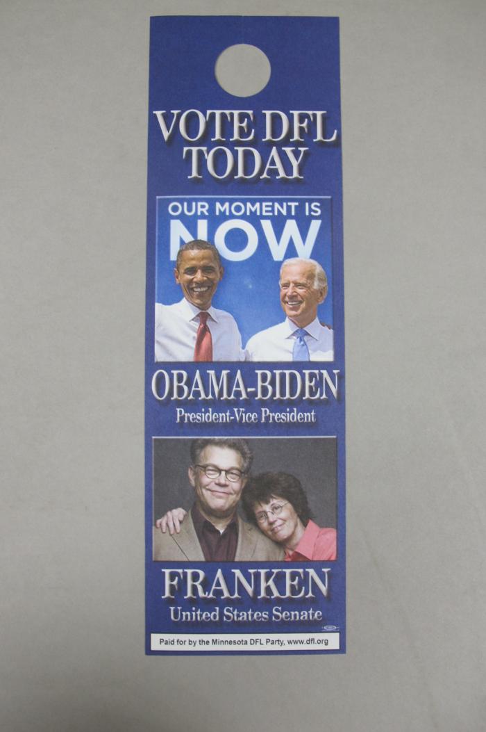Vote DFL Today, Obama-Biden, Franken