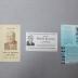 Political campaign cards and items