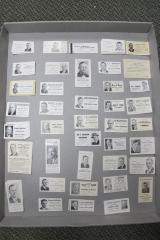 Political campaign cards and items