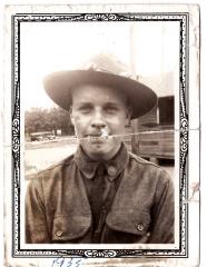 Black and White Photo of Fred Fretheim circa 1935