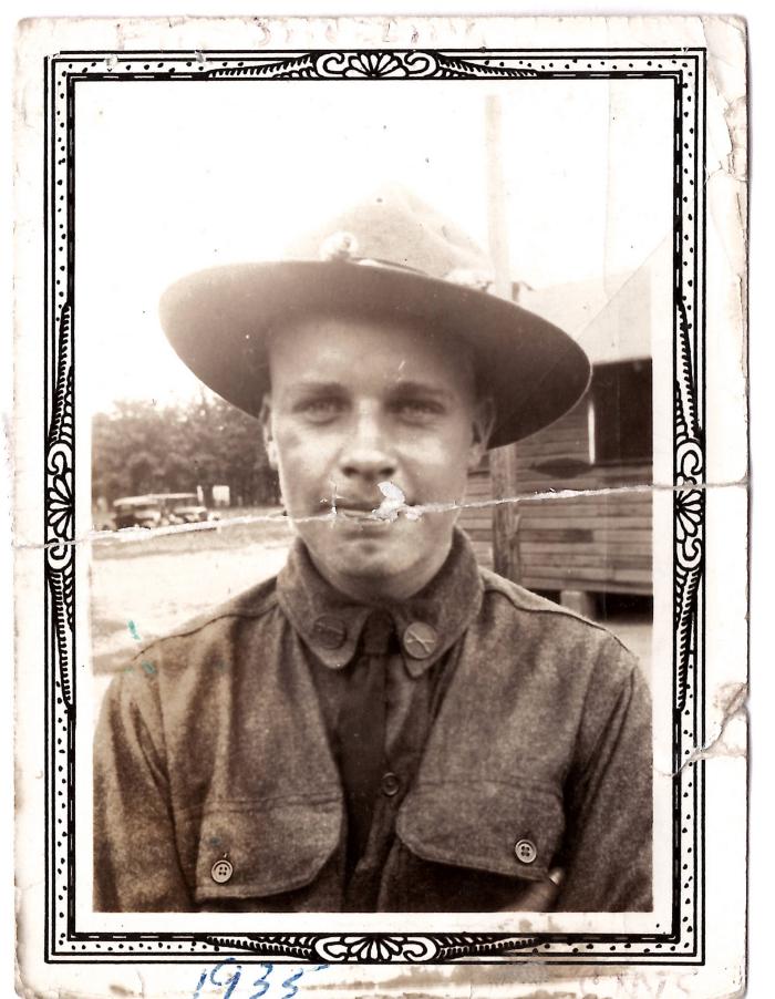 Black and White Photo of Fred Fretheim circa 1935