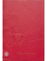 Cyrus High School 1953 yearbook "The Cyrusonian" Cyrus, Minnesota