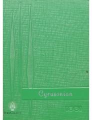 Cyrus High School 1961 yearbook "The Cyrusonian" Cyrus, Minnesota