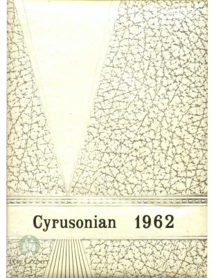 Cyrus High School 1962 yearbook "The Cyrusonian" Cyrus, Minnesota