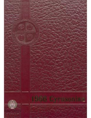 Cyrus High School 1966 yearbook "The Cyrusonian" Cyrus, Minnesota