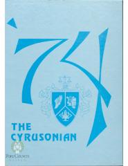 Cyrus High School 1974 yearbook "The Cyrusonian" Cyrus, Minnesota