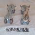 Pair of clip on roller skates 1960s