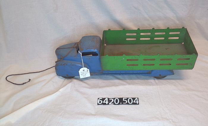 Blue Steel Toy Truck