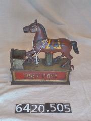 Trick Pony Cast Iron Bank Circa 1895