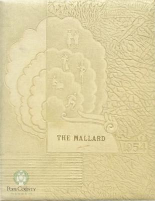 Villard High School 1954 yearbook "Villania" Villard, Minnesota