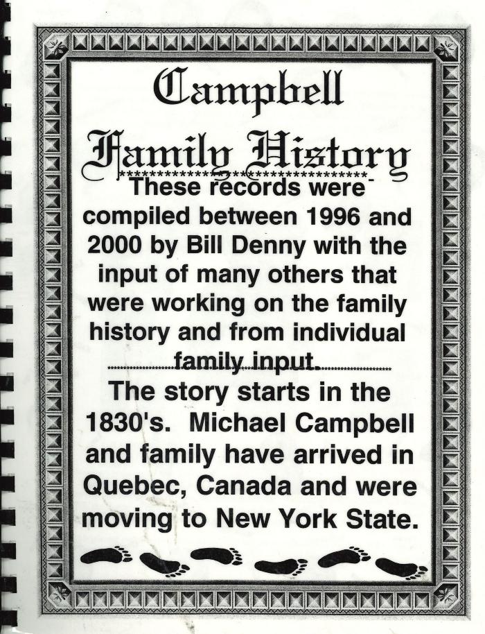 Family history book